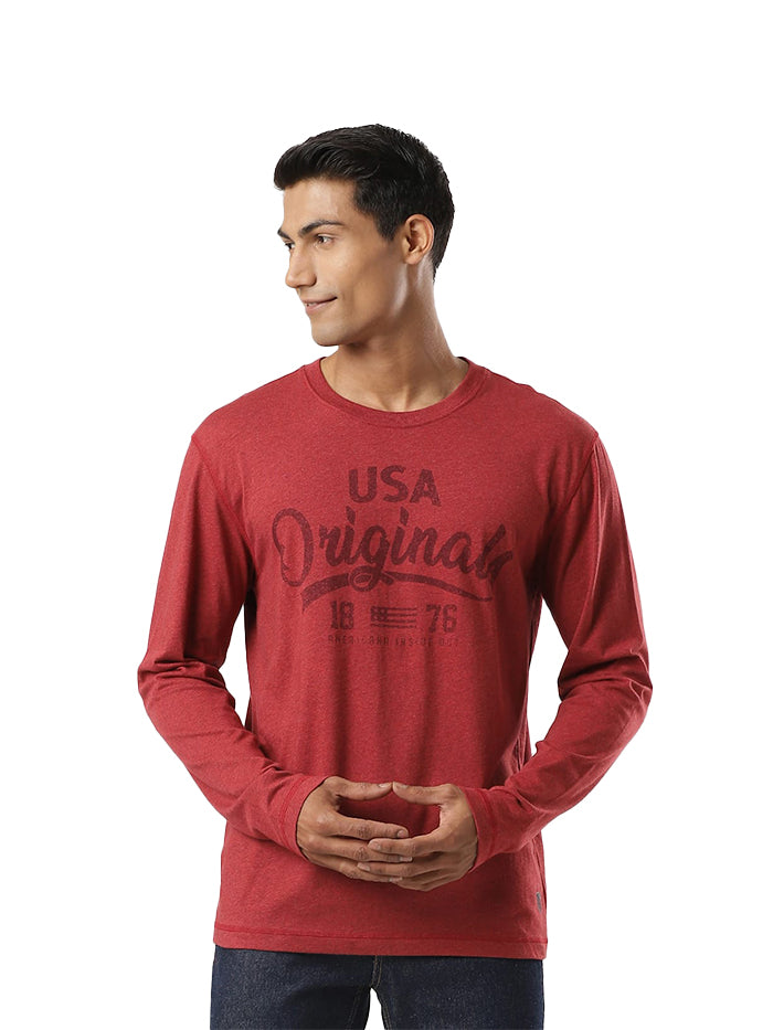 Men's Cotton Rich Solid Full Sleeve T-Shirt