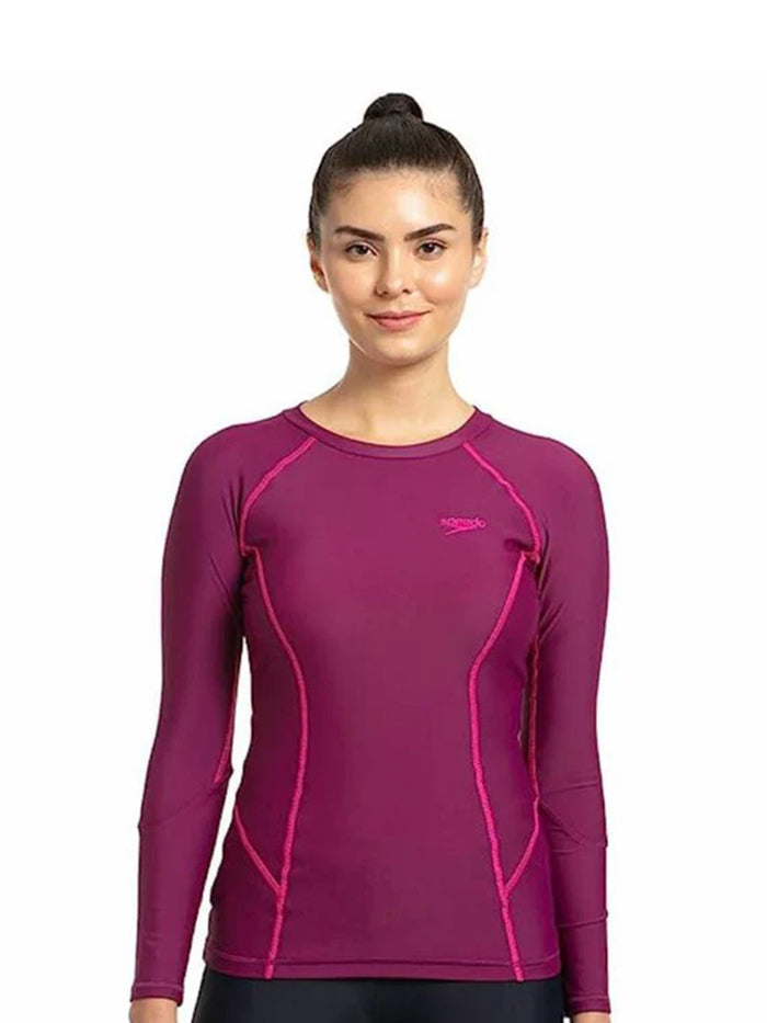 Speedo Adult Female LONG SLEEVE SUNTOP - 812308P043