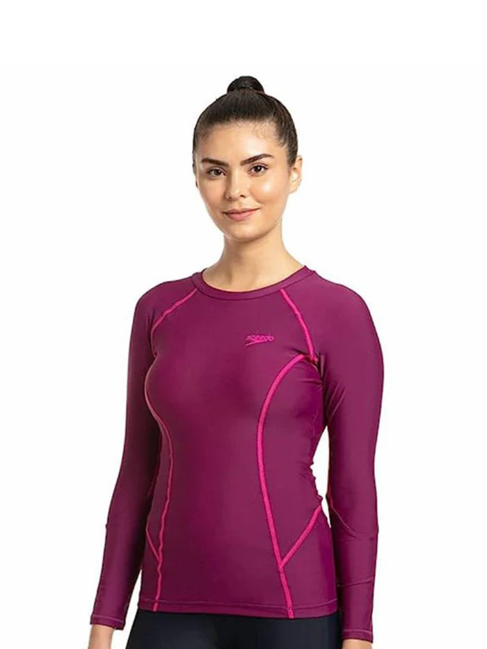 Speedo Adult Female LONG SLEEVE SUNTOP - 812308P043