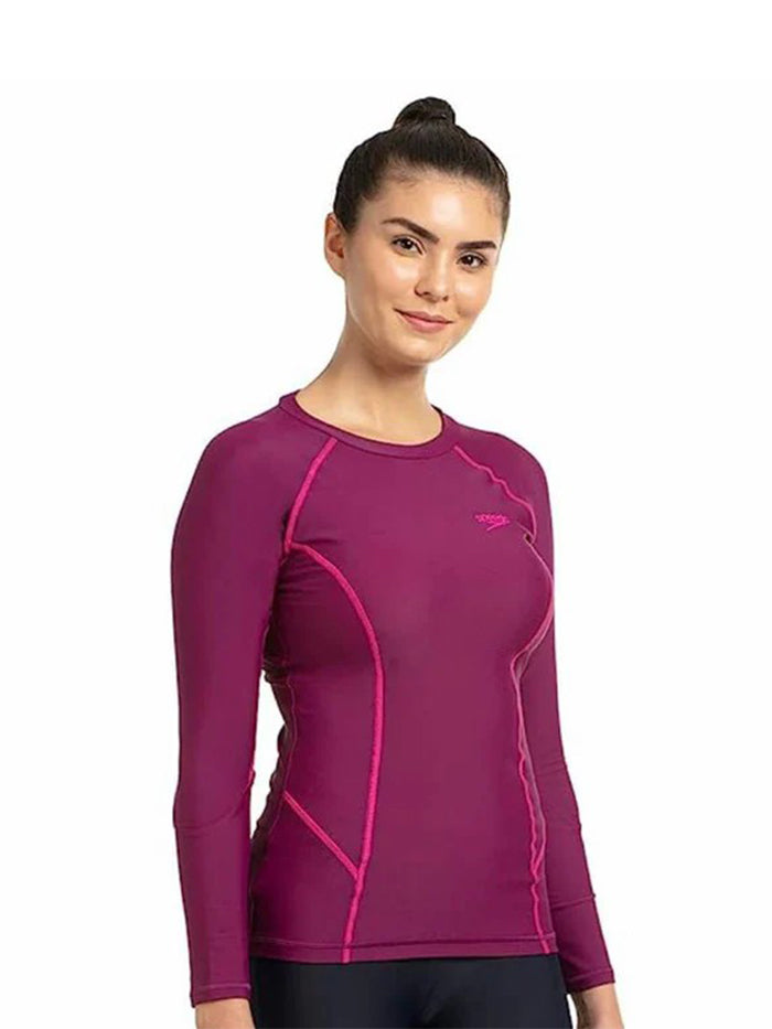 Speedo Adult Female LONG SLEEVE SUNTOP - 812308P043