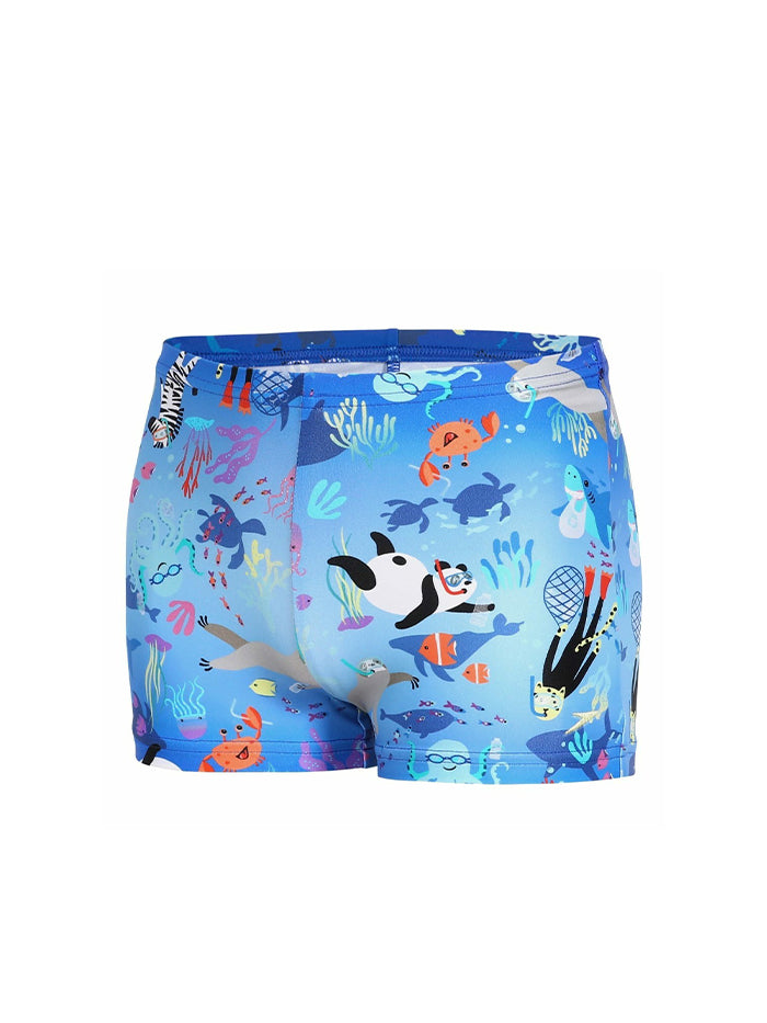 Jungle Terry Digital Allover Aquashort - 80539415163