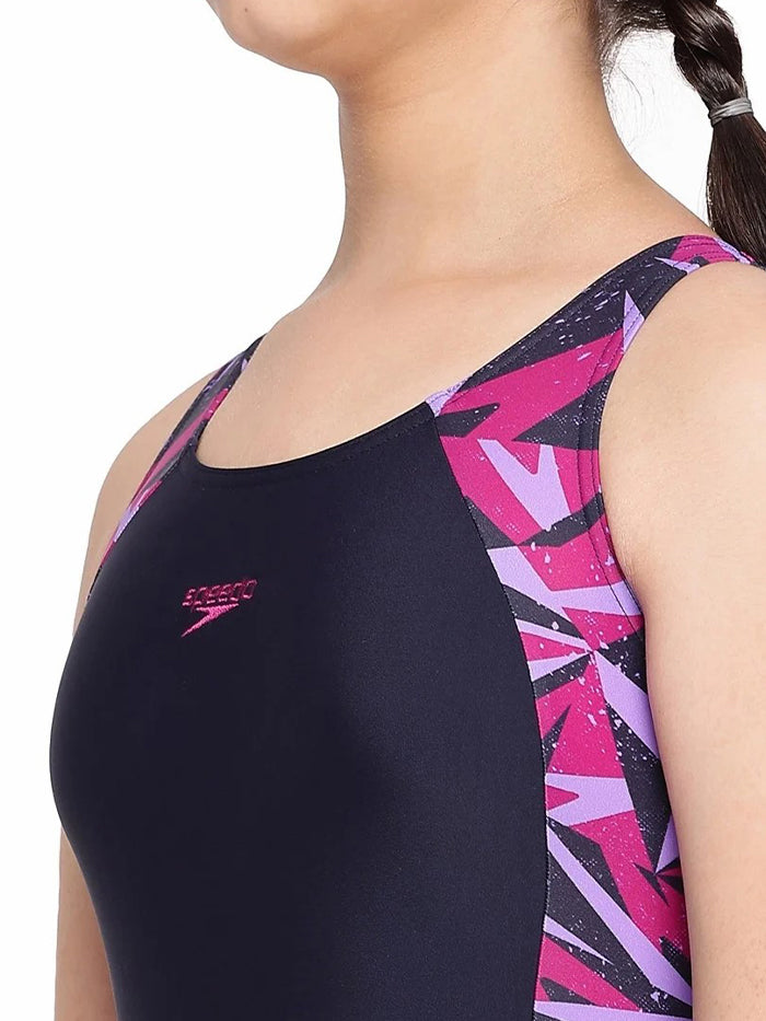 Speedo Junior Female Hyperboom Splice Mback Legsuit - 81239214441
