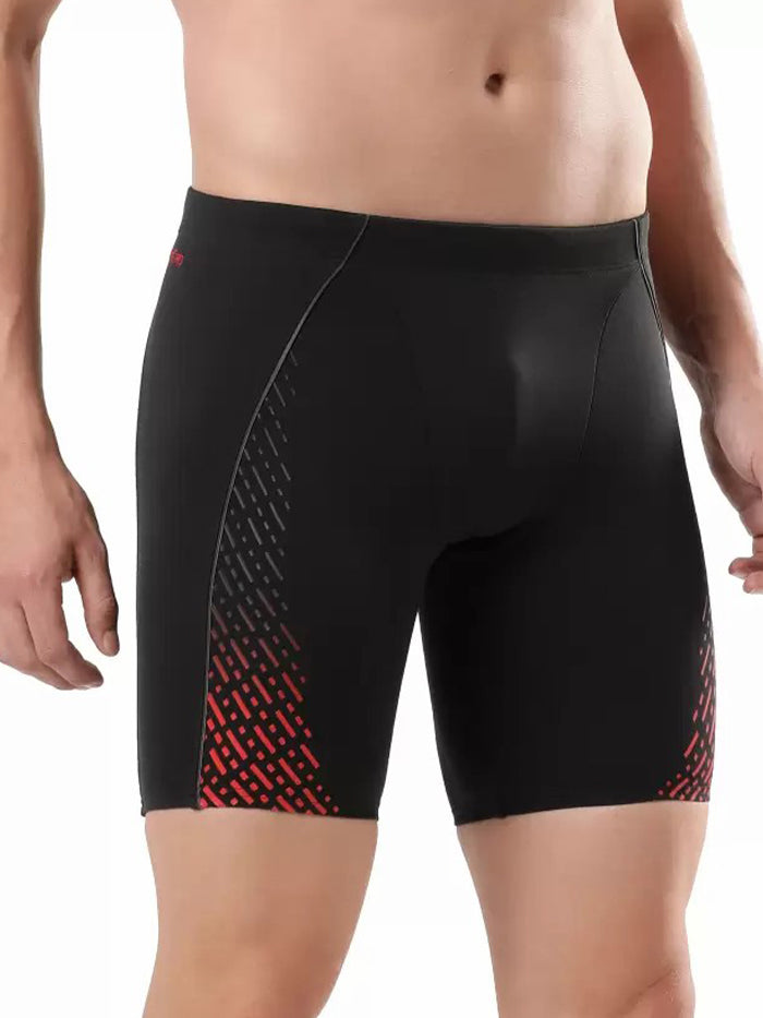 Speedo Male Self Design Black Swim Shorts - 800300814829