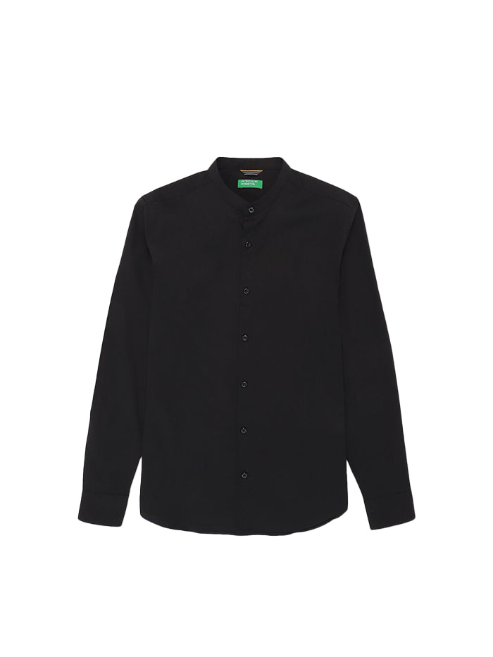 UNITED COLORS OF BENETTON MENS SLIM FIT SOLID SHIRT