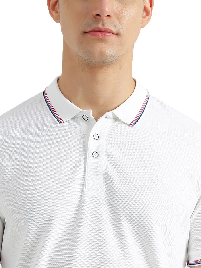 UNITED COLORS OF BENETTON MENS SHORT SLEEVE SOLID T-SHIRT