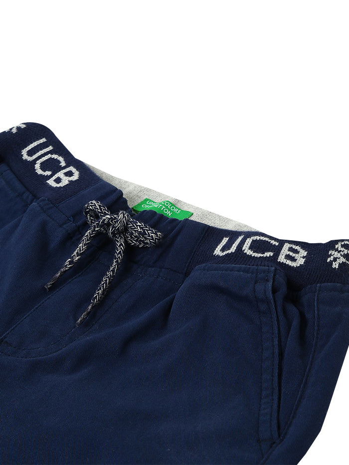 SOLID REGULAR FIT BOYS SHORTS