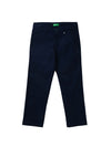 BOYS SOLID REGULAR FIT TROUSERS
