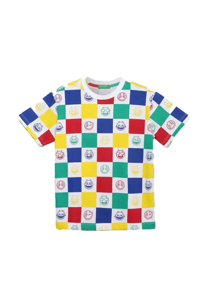 Boys Printed Pure Cotton T Shirt