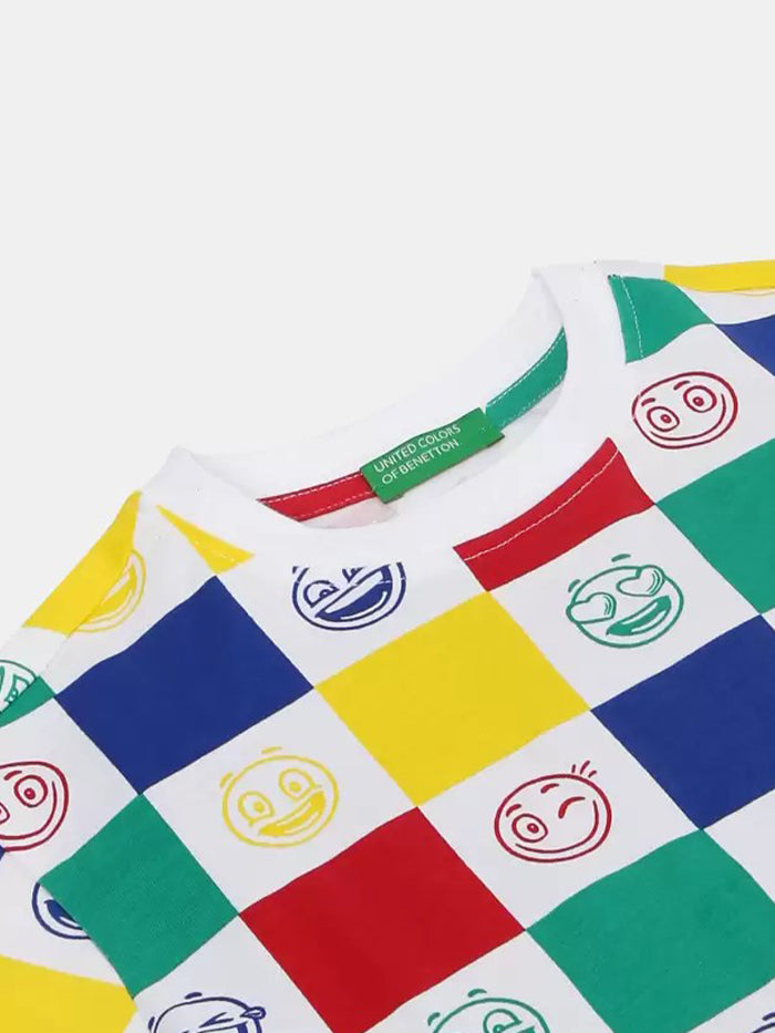 Boys Printed Pure Cotton T Shirt