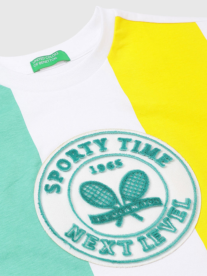 COTTON PRINTED ROUND NECK BOYS T-SHIRTS