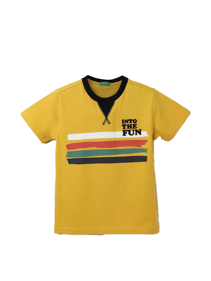 Boys Printed Pure Cotton T Shirt