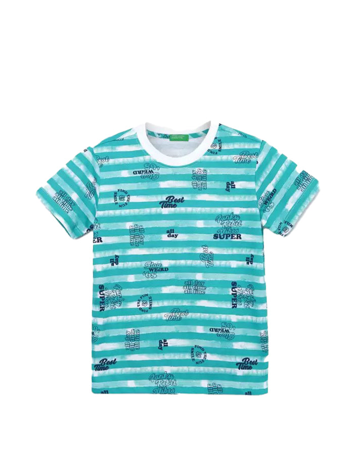 Boys Printed Pure Cotton T Shirt