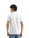 REGULAR FIT POLO NECK SOLID PATTERN T-SHIRT