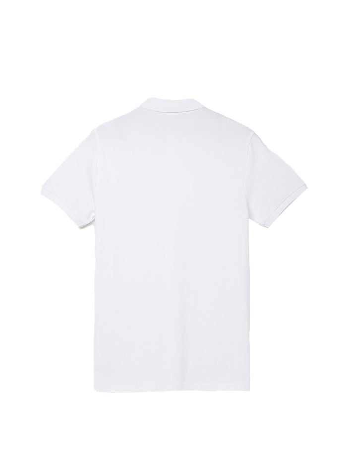 REGULAR FIT POLO NECK SOLID PATTERN T-SHIRT