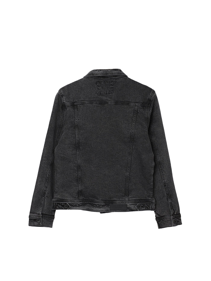 REGULAR FIT SPREAD SOLID JACKET