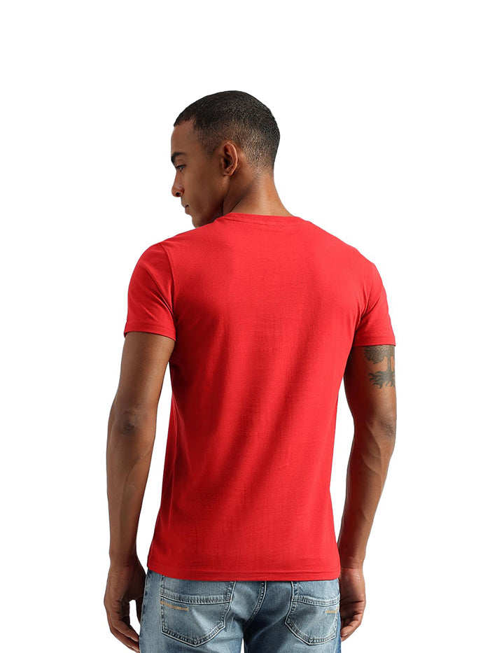 Regular Fit Round Neck Embroidery Tshirts