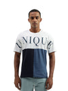 BOXY FIT ROUND NECK PRINTED T-SHIRT
