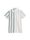 REGULAR FIT POLO COLLAR STRIPED T-SHIRT