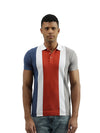 REGULAR FIT POLO COLLAR STRIPED T-SHIRT