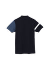 REGULAR FIT POLO COLLAR COLOURBLOCKED T-SHIRT