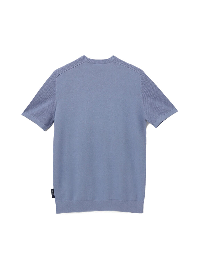 MEN&#39;S REGULAR FIT CREW NECK EMBROIDERED T-SHIRT