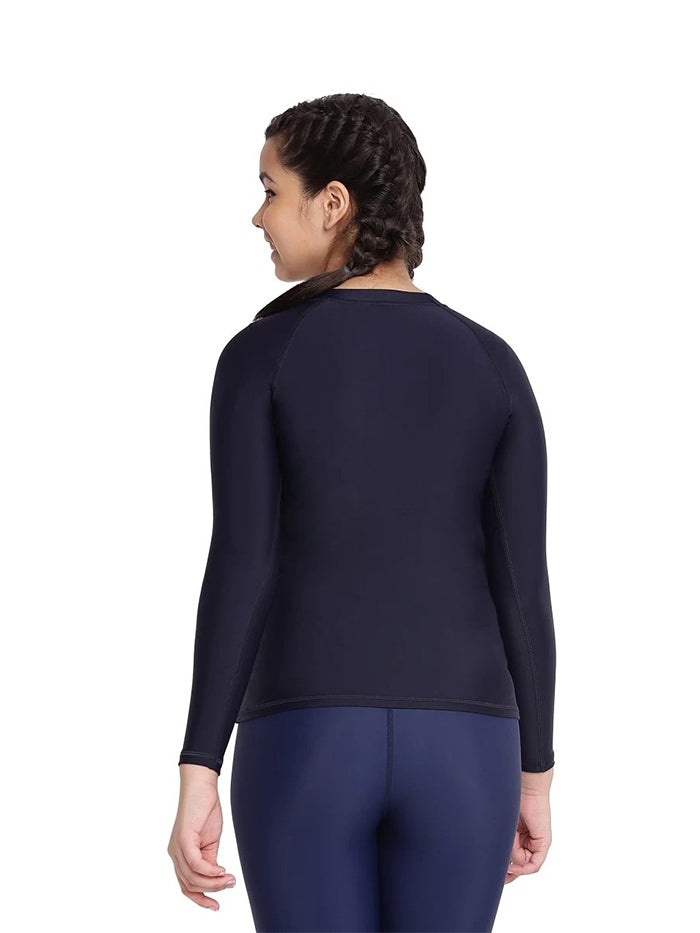 Speedo Junior Female Long Sleeve Suntop - 8GS73106875