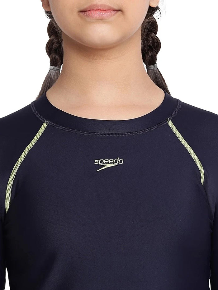 Speedo Junior Female Long Sleeve Suntop - 8GS73106875