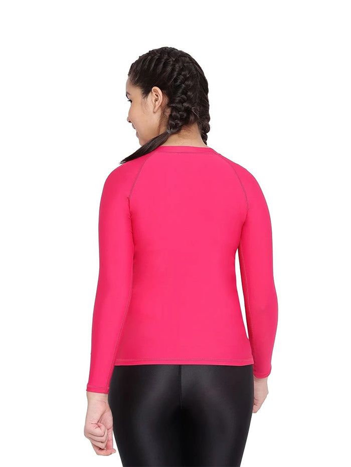 Speedo Junior Female Long Sleeve Suntop - 8GS73115426