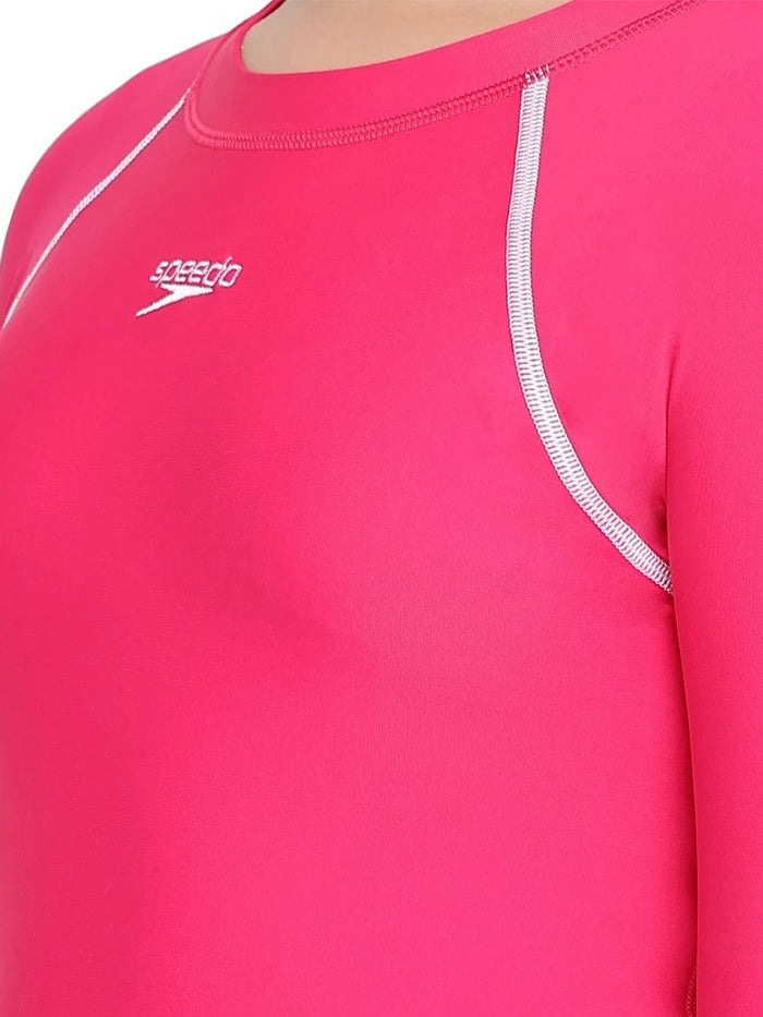 Speedo Junior Female Long Sleeve Suntop - 8GS73115426