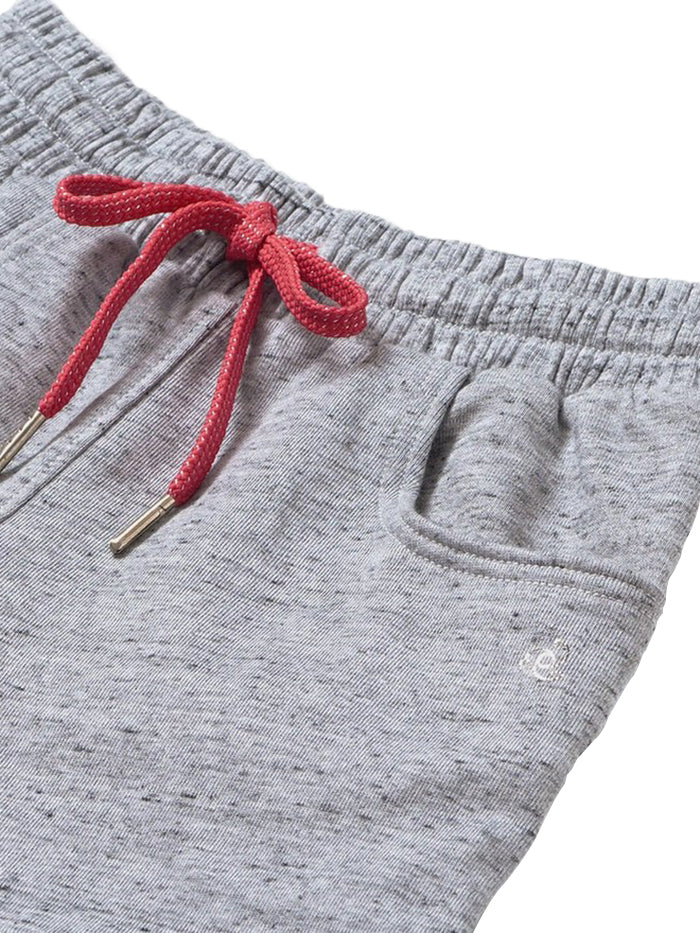 Girl&#39;s Super Combed Cotton French Terry Solid Grey Snow Melange Shorts