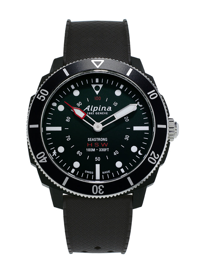 ALPINA SEASTRONG HOROLOGICAL BLACK SMARTWATCH