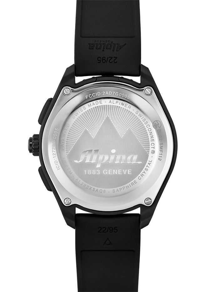ALPINA ALPINER X QUARTZ BLACK DIAL MEN'S SMART WATCH