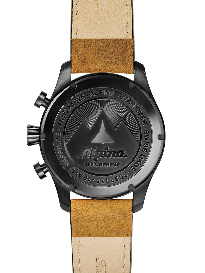 ALPINA STARTIMER PILOT CHRONOGRAPH BIG DATE WATCH