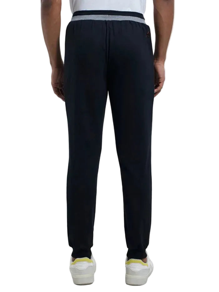 Super Combed Cotton Rich Pique Slim Fit Jogger - Black