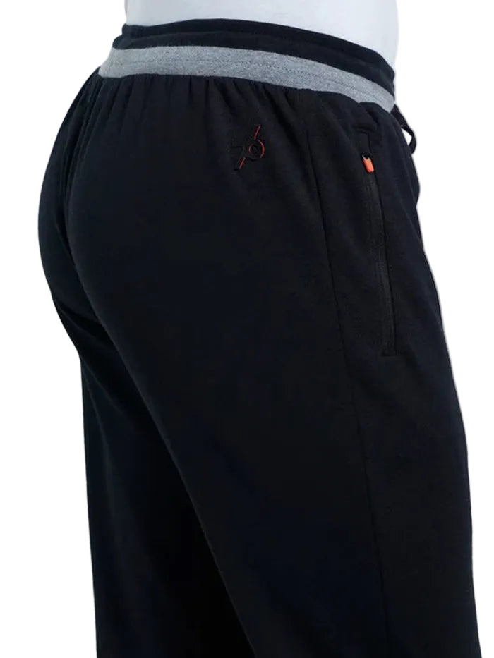 Super Combed Cotton Rich Pique Slim Fit Jogger - Black