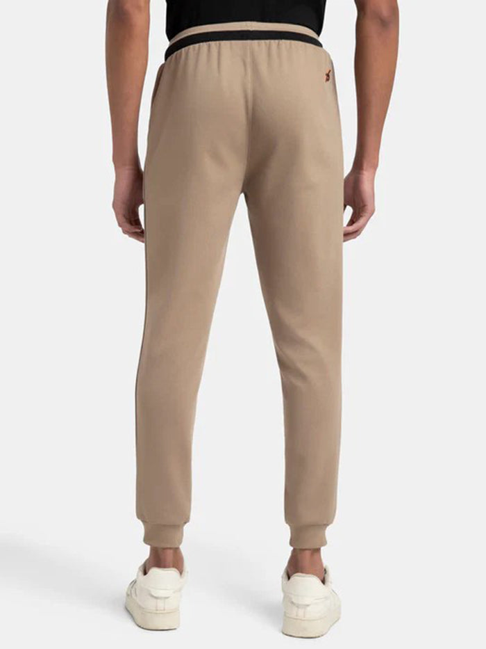 Super Combed Cotton Rich Pique Slim Fit Jogger - Desert Taupe