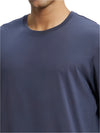 Men&#39;s Super Combed Cotton Rich Solid Round Neck Full Sleeve Odyssey grey T-Shirt