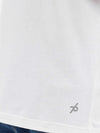 Men&#39;s Super Combed Cotton Rich Solid Round Neck Full Sleeve White T-Shirt