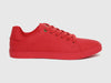 BENETTON RED LEATHER IMITATION SNEAKERS