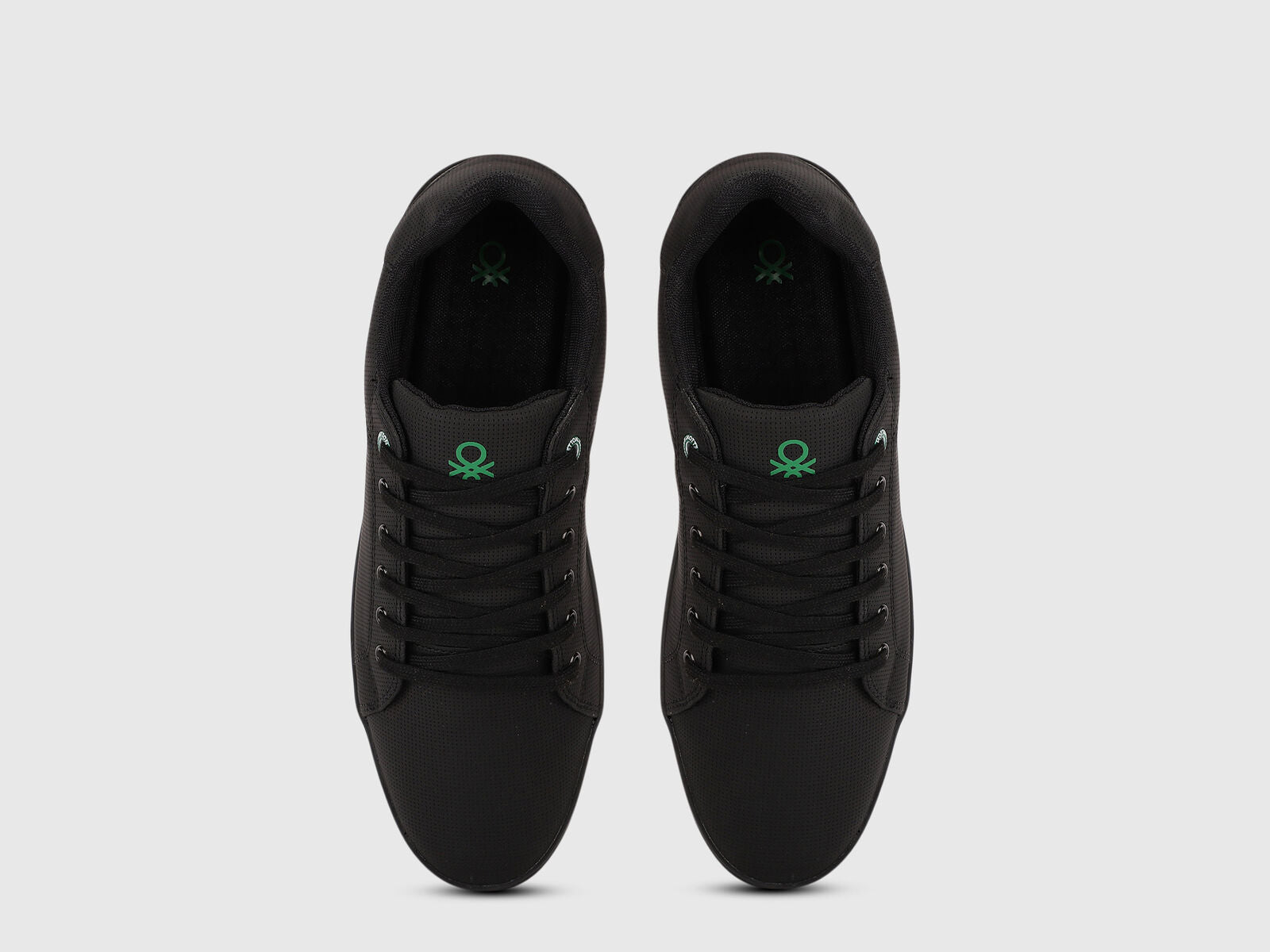 SOLID LACE-UP SNEAKERS