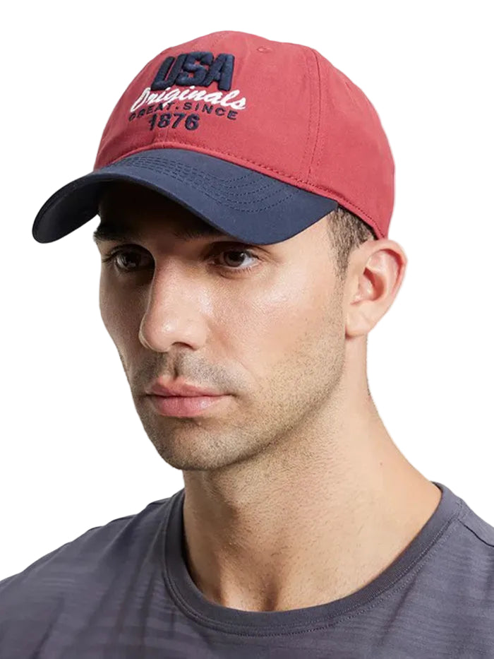 Super Combed Cotton Solid Cap with Adjustable Back Closure - Maroon