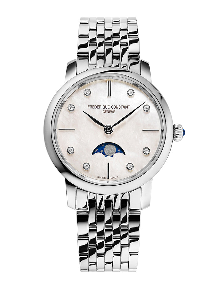 FREDERIQUE CONSTANT CLASSICS SLIMLINE LADIES MOONPHASE