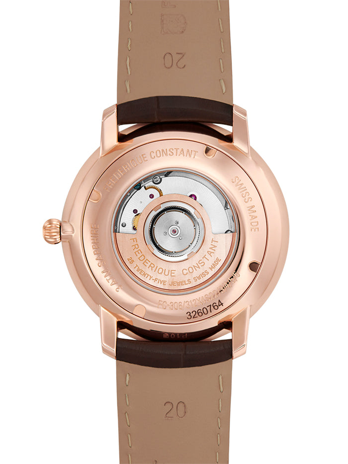 FREDERIQUE CONSTANT CLASSICS SLIMLINE HEART BEAT AUTOMATIC WATCH