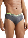 Men&#39;s Super Combed Cotton Solid Asphalt Brief