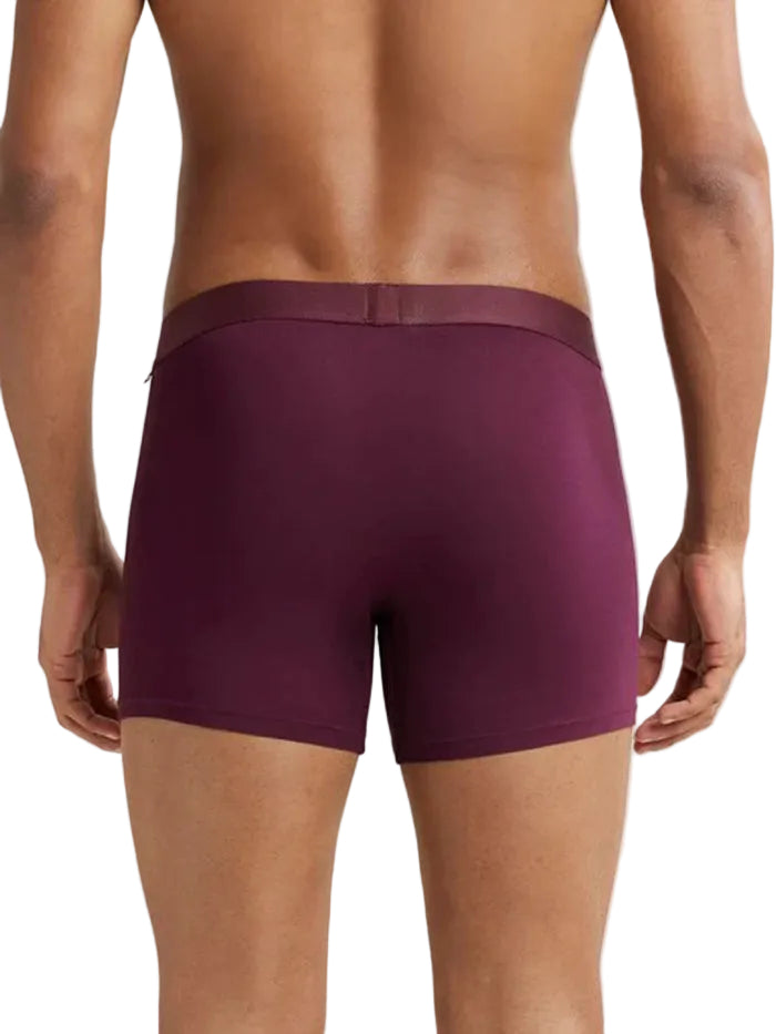 Tencel Micro Modal Cotton Elastane Stretch Solid Trunk with Natural StayFresh Properties - Wine Tasting