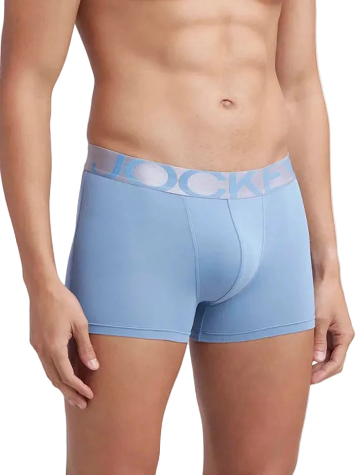 Men's Tactel Microfiber Elastane Stretch Blue Shadow Trunk