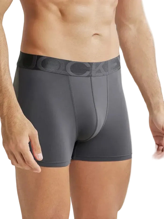 Men's Tactel Microfiber Elastane Stretch Ebony Trunk