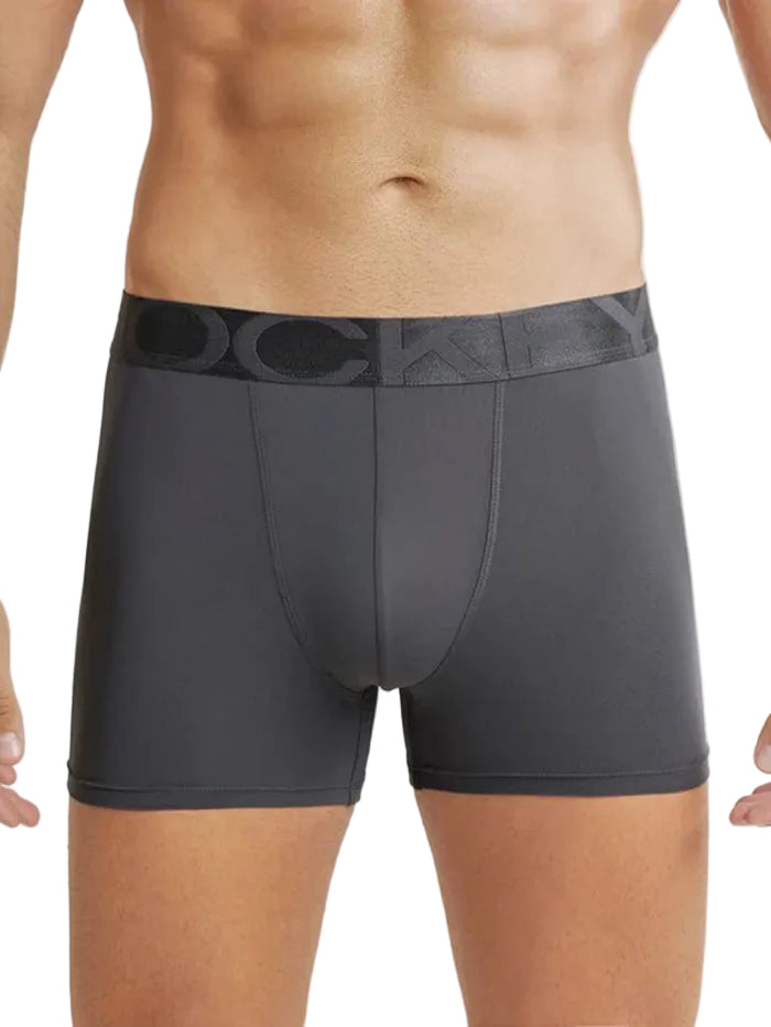 Men's Tactel Microfiber Elastane Stretch Ebony Trunk