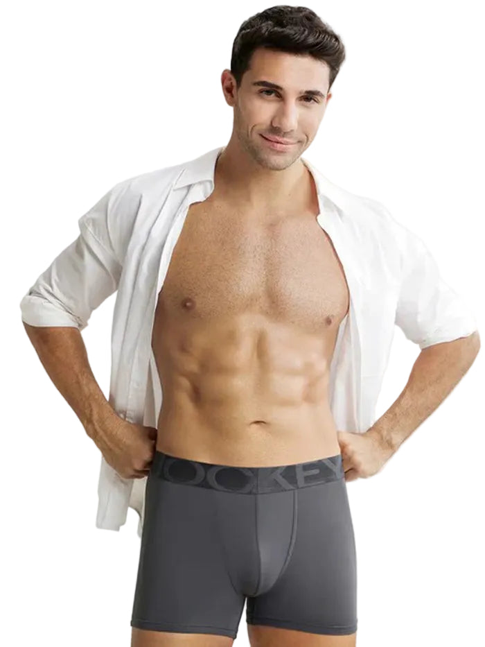 Men's Tactel Microfiber Elastane Stretch Ebony Trunk