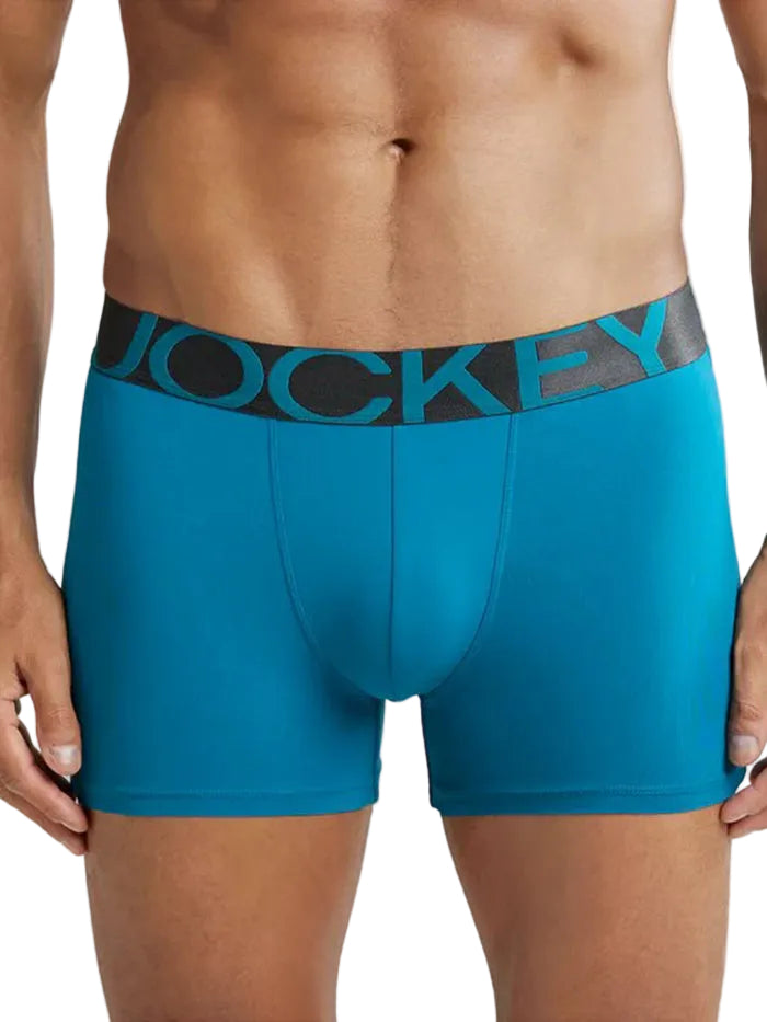 Men's Tactel Microfiber Elastane Stretch Ocean Depth Trunk